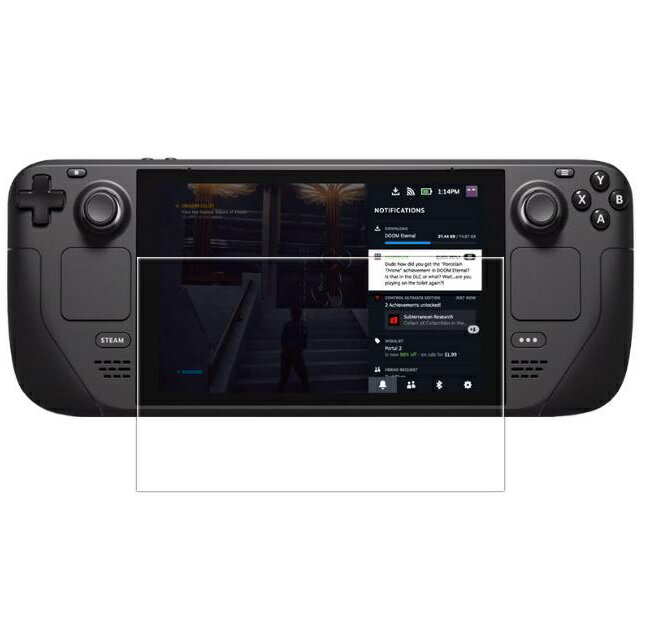 Steam Deck OLED / Steam Deck フィルム スチームデック ガラスフィルム 液晶保護フィルム 強化ガラス ゲーム機 保護シート