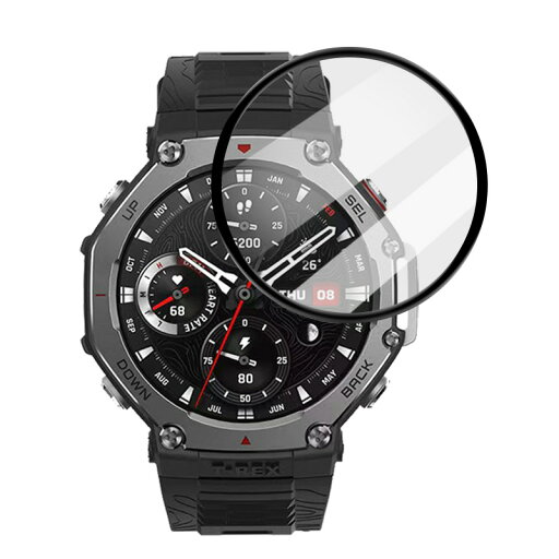 2枚 Amazfit T-Rex 3 フィルム アマズフィット 曲面カバー 全面保護 保護フィルム PET複合材 アクセサリー 画面保護 スマートウォッチ 2枚 Amazfit T-Rex 3 フィルム アマズフィット 曲面カバー 全面保護 保護フィルム PET複合材 アクセサリー 画面保護 スマートウォッチ