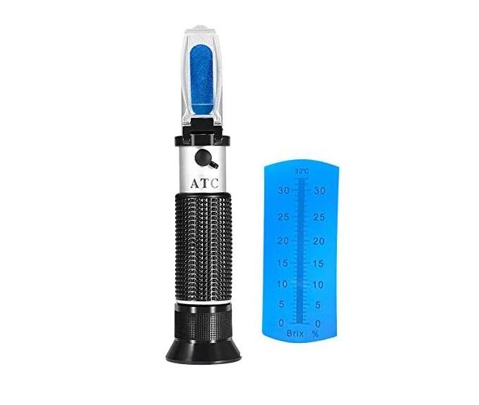 糖度計 brix0-32% 温度自動補正 ATC機能 屈折計 濃度計 糖分測定