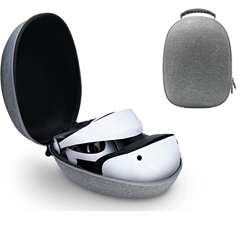PSVR2 保護ケース 収納バッグ 保護カバー キャリングバッグ 収納ケース PlayStation VR2 収納 PS VR2対応 EVA素材 持ち運び 耐衝撃 防塵 防水 汚れ防止 旅行用 収納便利