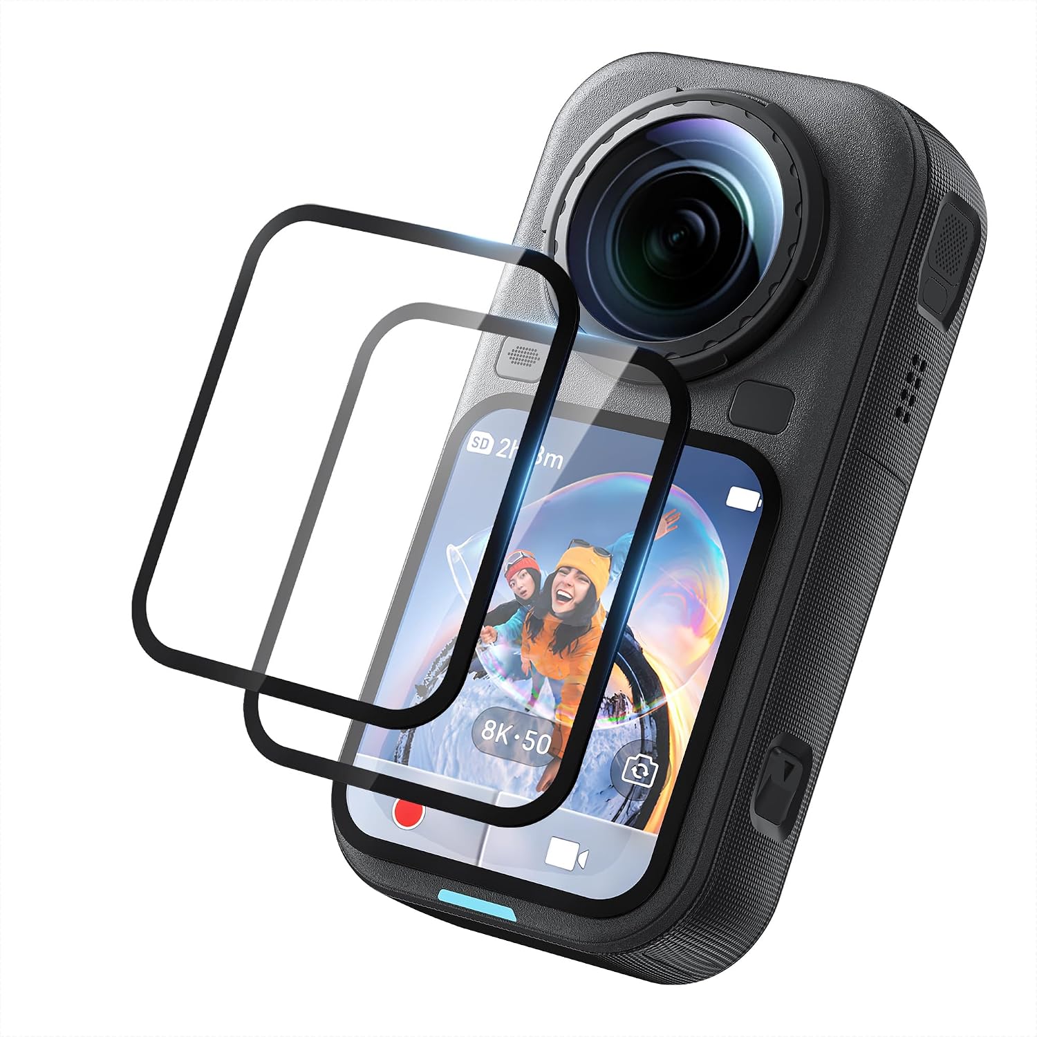 2枚入りで、予備としてもご使用いただけるInsta360対応の液晶保護フィルムです。 【対応機種】 ・Insta360 X6 ・Insta360 X5 【商品特徴】 ・液晶画面をキズや汚れから保護 ・高透過タイプで画面の見やすさをキープ ・薄型で貼り付け後も操作しやすい設計 ・2枚入りで貼り替え用としても便利 【ご注意】 ※本商品はカメラ本体の液晶画面用保護フィルムです。 ※レンズ保護フィルムは付属しておりません。 ※対応機種をよくご確認のうえご購入ください。・ポストへの投函となります。そのため、時間指定や日付指定はお受けできません。 ・通常の場合は1-3日程度での配達となります、離島の場合は郵便局の配達日数の規定になります。 ・営業日の10時までのご注文で、入金確認後、在庫のある商品につきましては当日発送致します、 在庫のない商品は取り寄せ後、入荷次第発送致します。 ・届きました商品に不備がございましたら、メールでお問い合わせください、2営業日以内に返信致します。