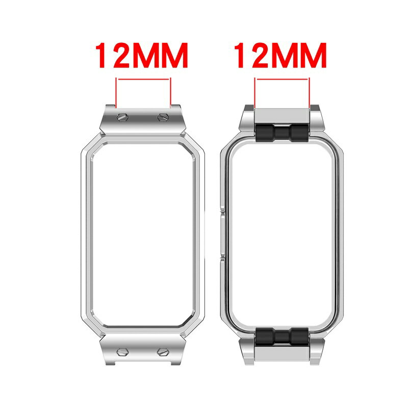 Huawei Band 8 / 9 / 10 交換用ベルト接続アダプター【リング / 枠 / 連結金具】 - オリジナルメタルバンド対応 クイックリリース クラスプ コネクター ファーウェイ バンド