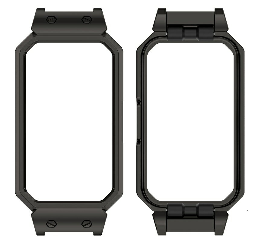 Huawei Band 8 / 9 / 10 交換用ベルト接続アダプター【リング / 枠 / 連結金具】 - オリジナルメタルバンド対応 クイックリリース クラスプ コネクター ファーウェイ バンド