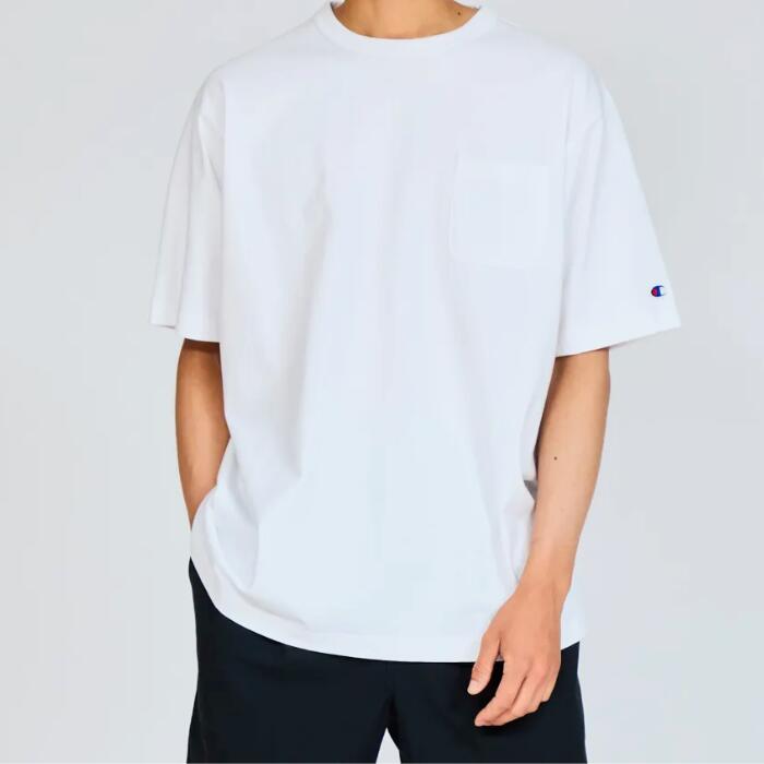 Champion チャンピオン Tシャツ T1011 USA アメリカ製 ポケット 無地 メンズ レデ...