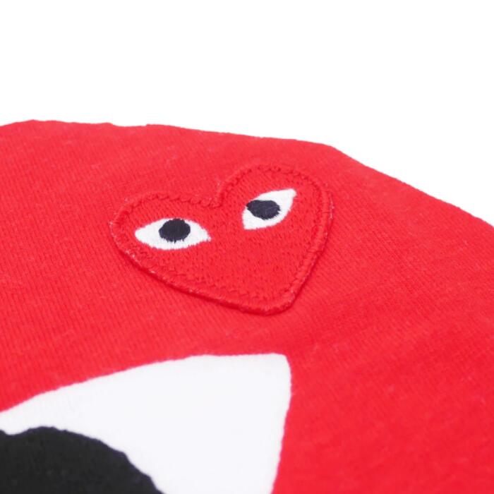 COMME des GARCONS コムデギャルソン PLAY プレイ ハート ロゴ ブランド ティーシ...
