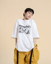 \クーポン配布中/Filter017(台湾) × grn outdoor (日本)【naughty camp】COMIC TEE