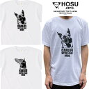 HOSU AO(アオ) ARLO(アーロ) プリントTシャツ ドーベルマン ミックス 犬 ホワイト 白