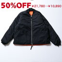 【50％OFF セール】 モデムデザイン ダクロン フライトジャケット modem design Dacron flight Jacket 洗濯機で洗えるダウン SDGs