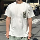 \クーポン配布中/撥水 Tシャツ 半袖 アウトドア キャンプ メンズ レディース grn outdoor HIASOBI CAMPER S/S TEE(WHITE)