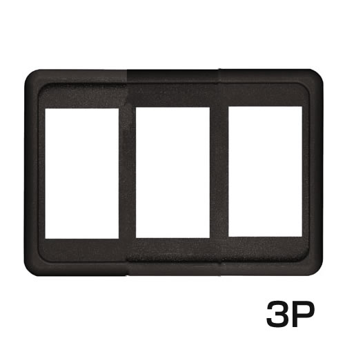 ロッカースイッチマウントパネル 3Pマウント [8259] 【BLUE SEA】