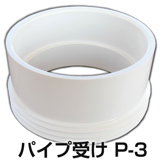 イケダ式 パイプ受け P-3(塩ビ スカッパー) 【イケダ商会】