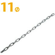 Rakuten - 雑用チェーン 溶融亜鉛めっき 11φ