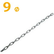 雑用チェーン 溶融亜鉛めっき 9φ