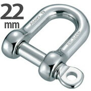 Rakuten - ステンレス製　ピンシャックル　22mm
