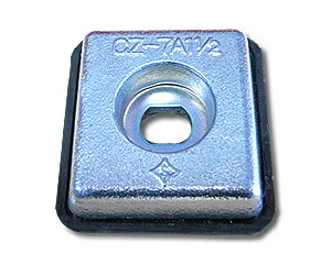 防蝕亜鉛板　CZ-7A1-1/2　[17.5×70×75]　中央工産