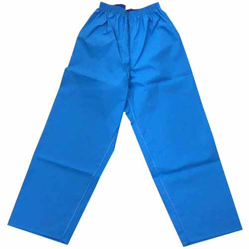 【特価品】　クラフテルレインウェア　ズボン（トレパン式）　ブルー　[在庫処分品]