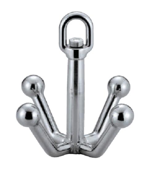 AK5595 浅野金属工業 ホタテスバル（スイベル付） Lサイズ ステンレス 漁具 ASANO