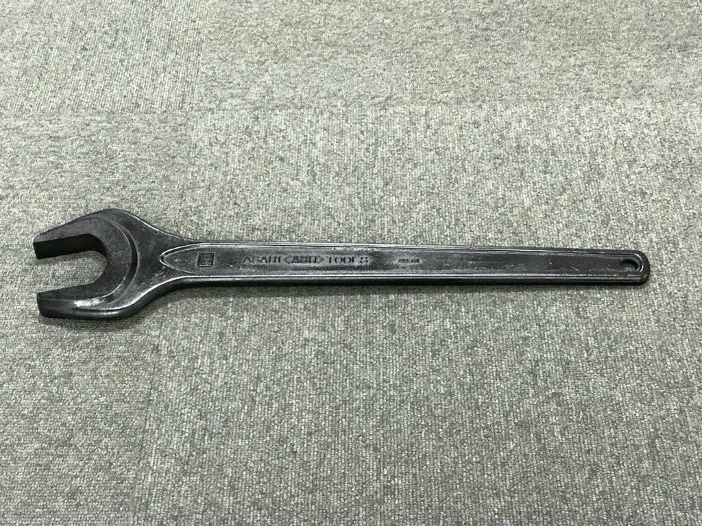 在庫処分品　旭金属 ASAHI 片口スパナ 58mm