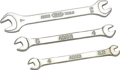 乐天商城 - 旭金属 ASAHI マイクロ両口スパナ 5.5mm×7mm　SMC0507