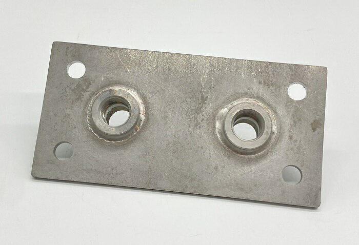 ステンレス　貫通ピース　高圧　ダブル　1"　油圧配管　貫通　ステン