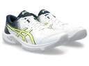 ■メーカー名：asics（アシックス） ■品名 ：BEYOND FF ■品番：1073A057 ■カラー：100(White/Glow Yellow) ■サイズ：22.5～30,31cm ■幅ラスト：STANDARD ■適合する別売中敷:1173A029 ■素材：アッパー：合成樹脂+人工皮革（合成皮革）+合成繊維 ■優れたサポート性とクッション性を発揮するよう設計し、コート上でより快適なパフォーマンスが可能。 アッパーのメッシュ部にシームレスな構造を採用することで優れたサポート性を実現。 より素早い動きにも対応可能。さらに5mmのヒールドロップとTRUSSTICを採用し、加速と力強いジャンプを生み出す。 ■備考 こちらの商品ですが店頭でも販売をしているためご注文後にお取り寄せや在庫切れになる可能性がございます。 中には店頭展示品もございます。 化粧箱が無い場合もございます。 多少の傷・汚れはノークレームにてお願いします。 お急ぎの方や確実なお取り引きをご希望の方は必ずご注文前に在庫のご確認をお願いします。 ハンド/ハンドボール/ハンドシューズ/レギュラー/スタンダード/ノンマーキング インドアシューズ/屋内用/屋内シューズ/クッション性/白/ホワイト