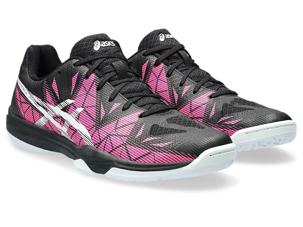 ■メーカー名：asics（アシックス） ■品名 ：GEL-FASTBALL 3 ■品番：THH546 ■カラー：006(Black/Hot Pink) ■サイズ：23～30cm ■幅ラスト：STANDARD ■適合する別売中敷:1173A029 ■素材：アッパー：合成樹脂+人工皮革（合成皮革）+合成繊維 ■メッシュとフィルムで構成されたアッパーが足に沿うようなソフトなフィット性を追求 またアッパー内部に仕込んだ補強が,安定性とホールド性を追求。 ソフトなフィッティングながらもプレー中に必要なサポートを提供。 ■備考 こちらの商品ですが店頭でも販売をしているためご注文後にお取り寄せや在庫切れになる可能性がございます。 中には店頭展示品もございます。 化粧箱が無い場合もございます。 多少の傷・汚れはノークレームにてお願いします。 お急ぎの方や確実なお取り引きをご希望の方は必ずご注文前に在庫のご確認をお願いします。 ハンド/ハンドボール/ハンドシューズ/レギュラー/スタンダード/インドア/インドアシューズ 屋内用/黒/ブラック/ピンク