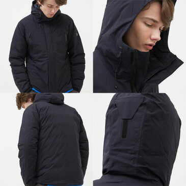 AIGLE/メンズ 透湿防水 コンパクトエクスプローラー ダウン ジャケット/ZBH070J/ノワール