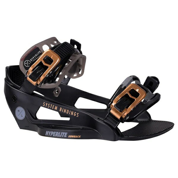 2024HYPERLITE/SYSTEM LOWBACK BINDING(BLACK-GOLD)