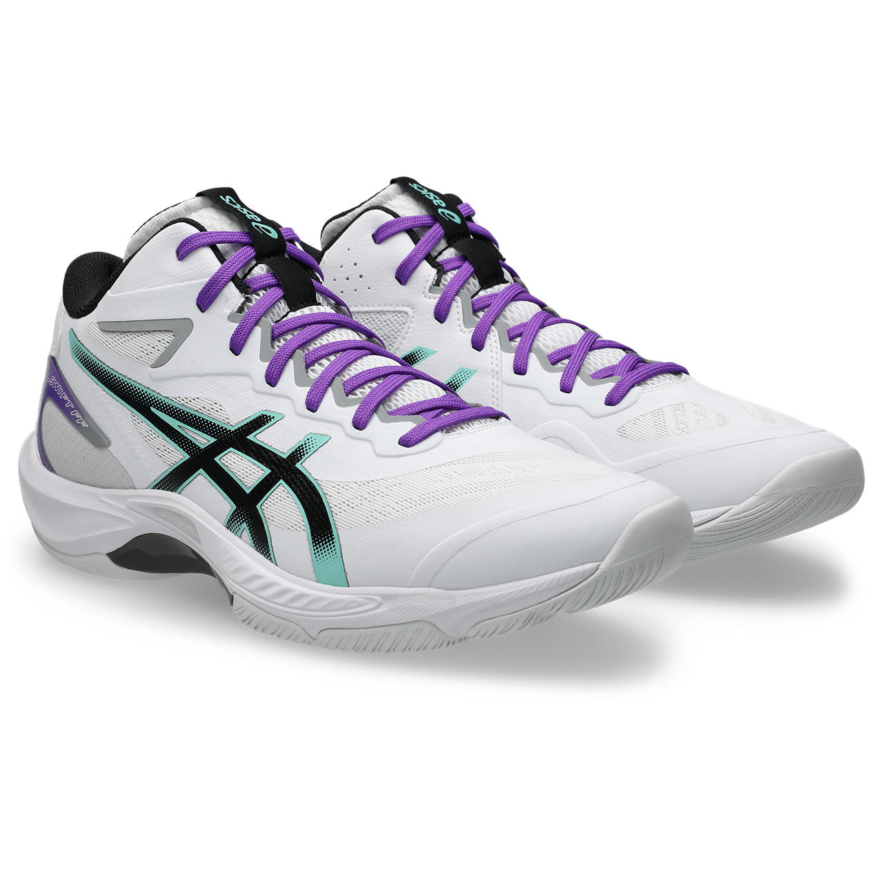 ■メーカー名：asics（アシックス） ■品名：V-SWIFT FF MT 5 ■品番：1053A072 ■サイズ：22.5～31cm ■幅ラスト：STANDARD ■適合する別売中敷:1173A029 ■素材：アッパー：合成樹脂+人工皮革（合成皮革）+合成繊維 ■V-SWIFT FF 5は、よりしなやかでスムーズなフットワークを支えるインドアコート用シューズです。ミッドソールにはFF BLAST PLUSを採用。やわらかく反発性のあるクッション材が、ジャンプ時の踏み切りと着地の安定感を高めます。アッパーのメッシュは柔軟性と通気性に優れ、厚めのシュータンが足をしっかり包み込むことでフィット感を高めます。また、TWISTRUSSシステムがねじれを抑え、スムーズな方向転換をサポートします。 よりしなやかによりスムーズに動くためのクッション・バウンスコンセプトモデル ■備考 こちらの商品ですが店頭でも販売をしているためご注文後にお取り寄せや在庫切れになる可能性がございます。 中には店頭展示品もございます。 化粧箱が無い場合もございます。 多少の傷・汚れはノークレームにてお願いします。 お急ぎの方や確実なお取り引きをご希望の方は必ずご注文前に在庫のご確認をお願いします。 バレー/バレーボール/バレーシューズ/レギュラー/スタンダード/軽い 軽量性/クッション性/白/ホワイト/V-SWIFT FF MT 5