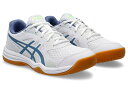 ■メーカー名：asics（アシックス） ■品名：UPCOURT 5 GS ■品番：1074A039 ■カラー：105(White/Denim Blue) ■サイズ：19.0～25.0cm ■幅ラスト：STANDARD ■適合する別売中敷:1173A029 ■素材：アッパー：人工皮革（合成皮革）+合成繊維 ■UPCOURT 5 GS はジュニア向けに設計されており、軽量性、柔軟性、サポート力と耐久性を兼ね備えています。 このジュニア向けインドアコートシューズは、アッパーの広範囲に人工皮革の補強を配置しており 急な動きやストップ時のサポート性と安定性を高めます。また、メッシュの部分で通気性にも配慮し、靴内を快適に保ちます ■備考 こちらの商品ですが店頭でも販売をしているためご注文後にお取り寄せや在庫切れになる可能性がございます。 中には店頭展示品もございます。 化粧箱が無い場合もございます。 多少の傷・汚れはノークレームにてお願いします。 お急ぎの方や確実なお取り引きをご希望の方は必ずご注文前に在庫のご確認をお願いします。 バレー/バレーボール/バレーシューズ/ジュニア/ジュニアシューズ/ドッジボール キッズ/子供/エントリー/初心者/ノンマーキング/レギュラー/スタンダード/白/ホワイト/水色