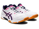 ■メーカー名：asics（アシックス） ■品名 ：GEL-ROCKET 10 ■品番：1073A047 ■カラー：102(White/Peacoat) ■サイズ：22.5～29,30cm ■幅ラスト：STANDARD ■適合する別売中敷:1173A029 ■素材 アッパー：合成樹脂+人工皮革（人工皮革）+合成繊維 アウター素材：ゴム底 その他：NON MARKING RUBBER対応 ■優れたクッション性とサポートを備えたエントリープレーヤー向けのバレーボールシューズです。 柔軟なアッパー構造により、足の自然な屈曲を可能にし、プレーヤーのより自由な動きをサポートします。 中足部には、素早い移動での安定性を向上させるTRUSSTICを搭載しています。 ラウンド形状になっているかかと部が着地段階で接触する面を広げて、スムーズな着地をサポートします。 ■備考 こちらの商品ですが店頭でも販売をしているためご注文後にお取り寄せや在庫切れになる可能性がございます。 中には店頭展示品もございます。 化粧箱が無い場合もございます。 多少の傷・汚れはノークレームにてお願いします。 お急ぎの方や確実なお取り引きをご希望の方は必ずご注文前に在庫のご確認をお願いします。 バレー/バレーボール/バレーシューズ/ゲルロケット/レギュラー/スタンダード エントリー/初心者/コンフォート/屈曲性/白/ホワイト/ピンク/GELROCKET10