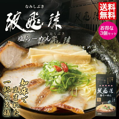北海道銘菓 センカランド 塩ラーメン 送料無料 北海道知床 波飛沫 塩ラーメン 2食入り【3個セット】北海道 お土産 ラーメン 有名店 生麺 しおラーメン 生麺 なみしぶき 名店の味 人気店 家庭で簡単 自宅で 手土産 ギフト 森住製麺 斜里グルメ 知床グルメ 知床ラーメン バレンタイン
