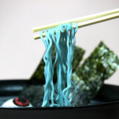 北海道銘菓 センカランド ゾンラーメン ガラ塩味 1食 送料無料 くりーむしちゅー ハナタカ ヒルナンデス 塩 ラーメン 青い麺 食欲減退 北海道 お土産 プレゼント ギフト ダイエット ゾンベヤー バレンタイン 画像2