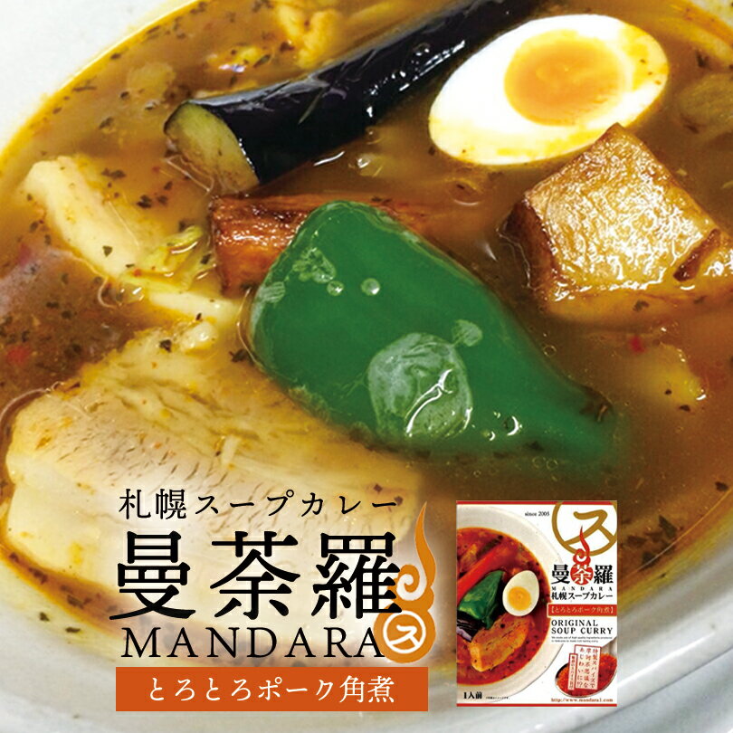 曼荼羅 札幌スープカレー とろとろポーク角煮 300g 北海