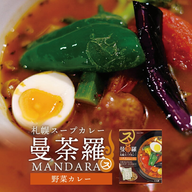 曼荼羅 札幌スープカレー 野菜カレー 300g 送料無料 北
