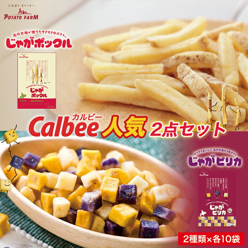 送料無料 カルビー人気2点セット各1個セット 送料込み カルビー ポテトファーム オホーツク焼き塩味 北海道 人気 じゃがいも 北海道産 ロングセラー お菓子 小袋 じゃがぽっくる ジャガポックル バレンタイン