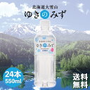 北海道大雪山 ゆきのみず 北海道 送料無料 【 550ml×24本 ( 1ケース ) 】飲料 水分補給 ミネラルウォーター 水