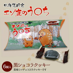 クッキー バレンタイン向き（1500円程度） エゾ鹿のう〇ち 2個セット 送料無料 レターパック便 北海道限定 お土産 お菓子 ショコラクッキー 人気 贈り物 ギフト 話題 チョコ クッキー バレンタイン