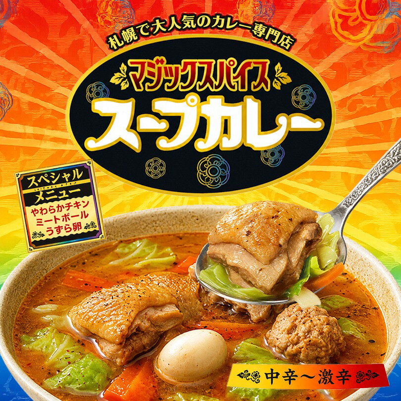 マジックスパイス スープカレー 北海道 札幌 スパイス インドネシアカレー お土産 手土産 贈り物 プレゼント レトルトバレンタイン