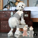 犬服 ドッグウェア カットソー 犬 服 犬の服 Cheepet チーペット ドギーランド DOGGYLAND 秋冬 送料無料 おしゃれ かわいい ブランド チワワ ミニチュアダックス トイプードル ダックス ふんわり ボーダーシャツ レトロ調 ボタン ロングスリーブ ペット用品 いぬ イヌ