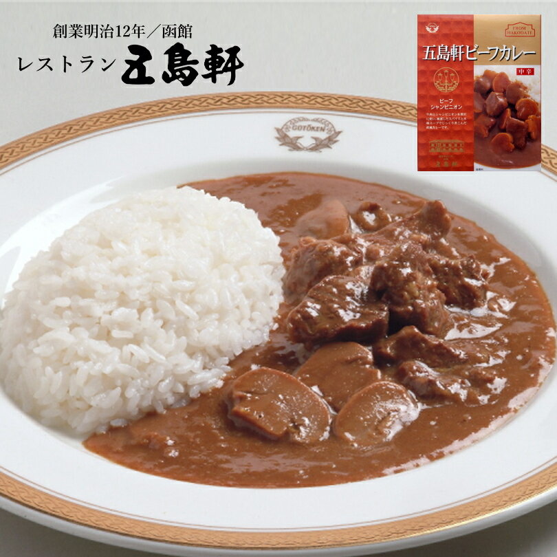 五島軒 カレー ビーフカレー 210g 北海道 レトルト食品 レトルト カレー お土産 ギフト お取り寄せ 函館 プレゼントバレンタイン