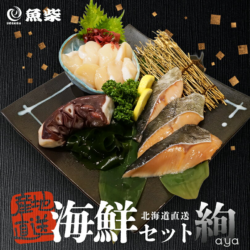 北海道 魚柴 海鮮セット 絢 ほたて ボイルカットたこ 塩鮭 北海道産 海鮮 海産 プレゼント ギフト グルメ BBQ お祝い お取り寄せ お中元 お歳暮 ホタテ タコ キャンプのサムネイル