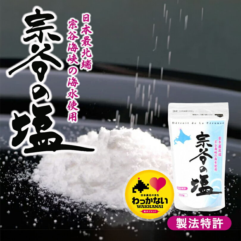 宗谷の塩 100g 北海道 宗谷 塩 ソルト ご当地 お土産 人気 プレゼント プレゼント