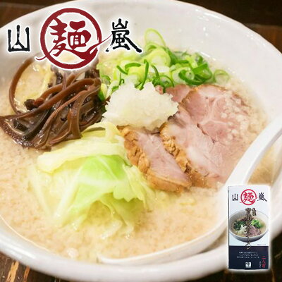 北海道銘菓 センカランド 山嵐 札幌背油豚骨ラーメン 2人前 北海道 札幌 らーめん ラーメン とんこつ 人気店 有名店 生麺 ヤマアラシバレンタイン