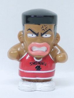 スラムダンク　SLAMDUNK　ソフビコレクション　湘北　赤木剛憲　ゴリ　赤ユニ　B【中古】