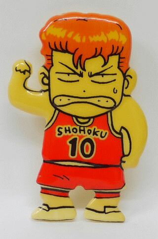 【スタンドとヒモなし・褪色あり・特価】スラムダンク　SLAMDUNK　キャラクタープレート　桜木花道　C【中古】