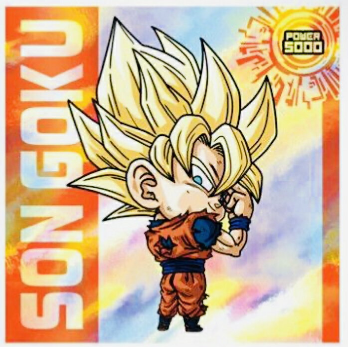 【内袋未開封】ドラゴンボール　超戦士シールウエハース超超12-01 孫悟空GR+　