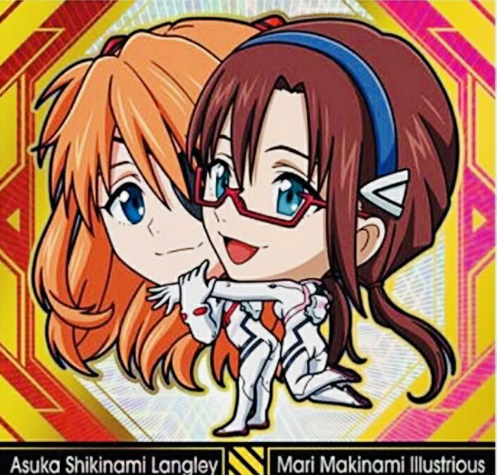 【内袋未開封】ヱヴァンゲリヲン新劇場版EVA1-29 アスカ＆マリ SSRシールウエハース補完計画 【にふぉるめーしょん】【エヴァンゲリオン】