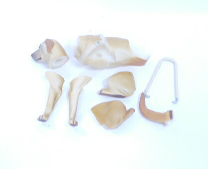 フルタ　チョコエッグ　シークレット　ラブラドールレトリバー　（盲導犬）茶　ペット動物コレクション　第1弾　【中古】のサムネイル