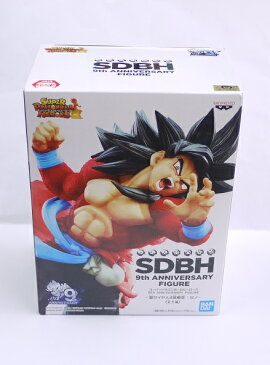 【未開封】スーパードラゴンボールヒーローズ　SDBH 9th ANNIVERSARY FIGURE　超サイヤ人4　孫悟空：ゼノ　バンプレスト【中古】